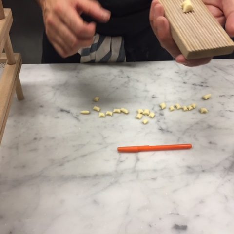 making pasta