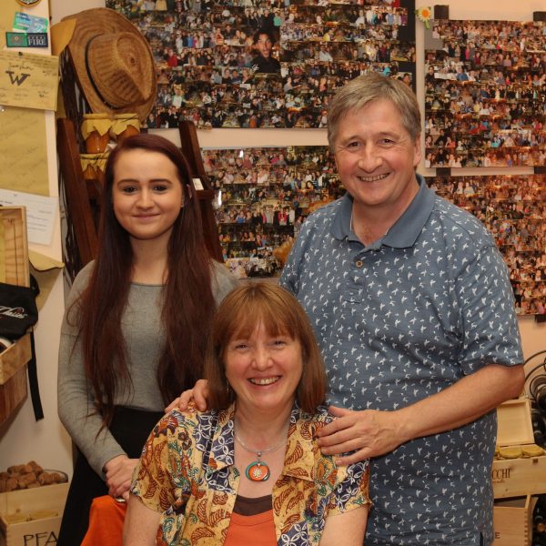 cooking class students